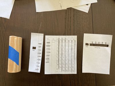 I'm learning to use a flash on my analog camera, so I made an analog flash power computer....